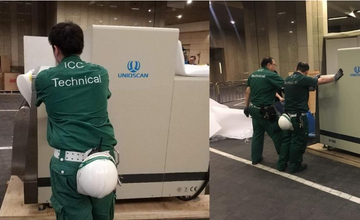 Uniqscan SF6550 and SF100100 in Kowloon Global Trade Center (ICC)entra