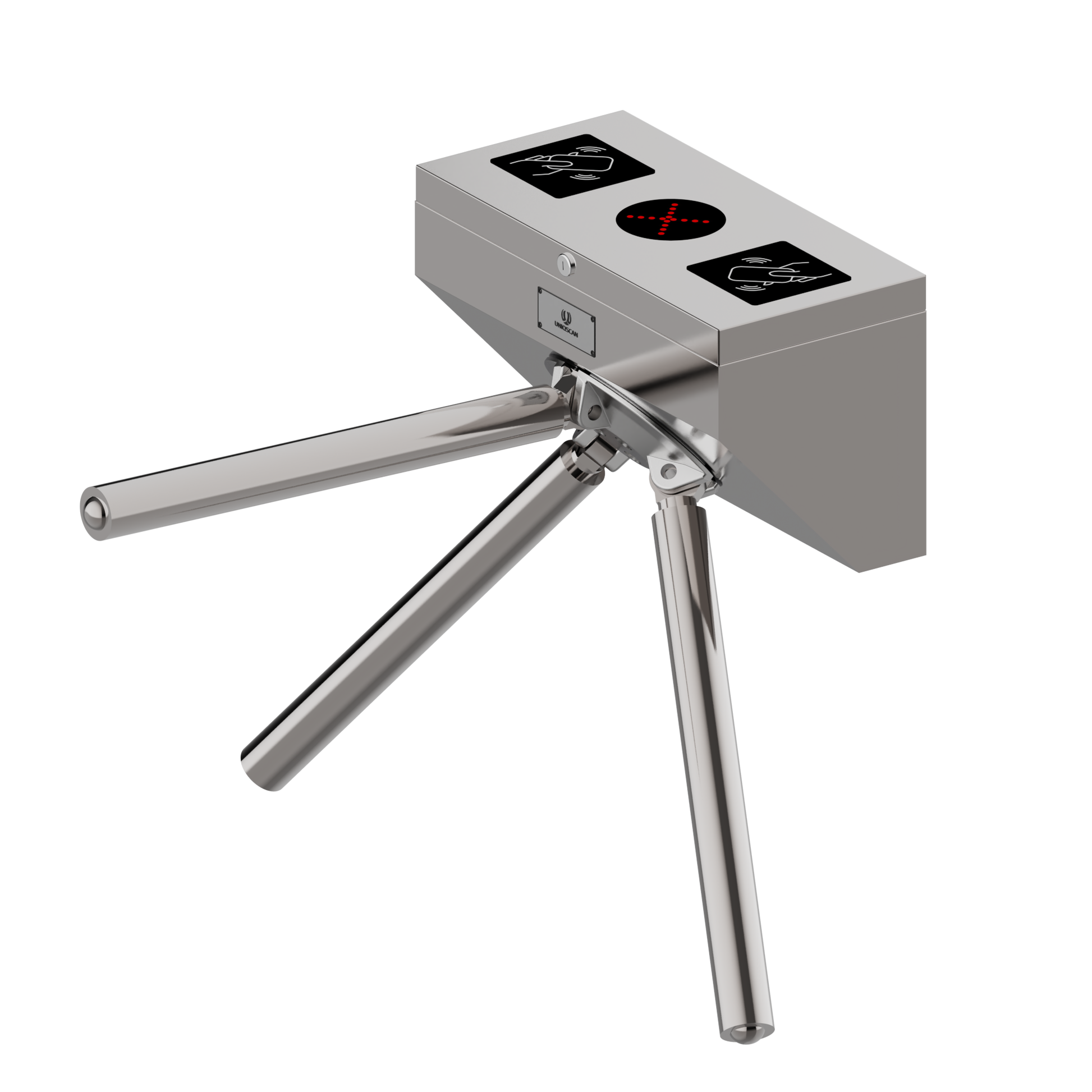 UT-TRI-5601 Semi-Automatic Vertical Tripod Turnstile Semi-automatic Vertical Security Tripod Turnstile Gate HC-TRI-3M10