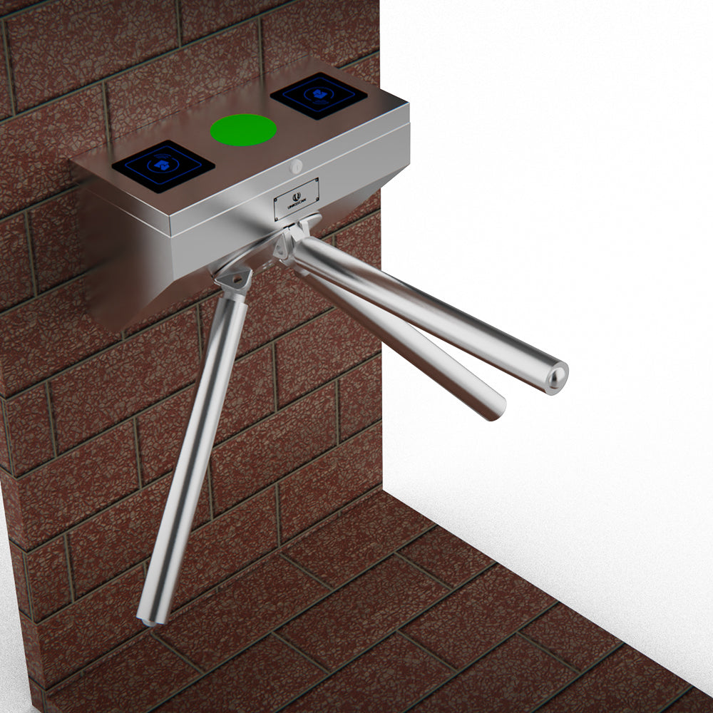 Security Semi-automatic Flap Turnstile with Access Control HC-FLA-6M21
